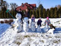 Rzeżby śniegowe, które wygrały w lutym w tegorocznym konkursie